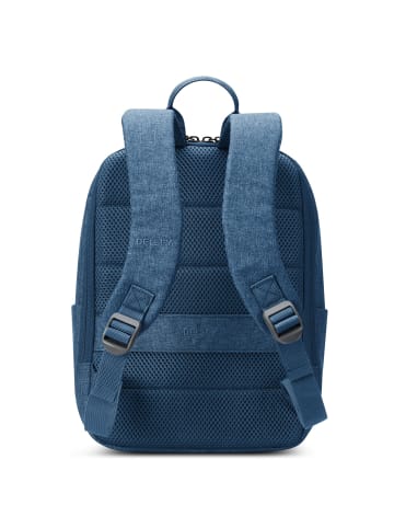 Delsey Maubert 2.0 Rucksack RFID 45,5 cm Laptopfach in blau