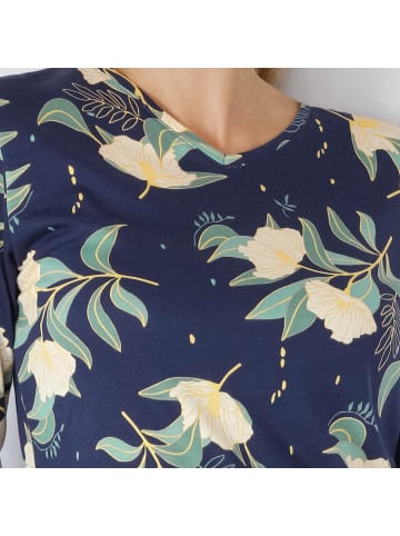 hajo Single-Jersey Nachthemd in marine