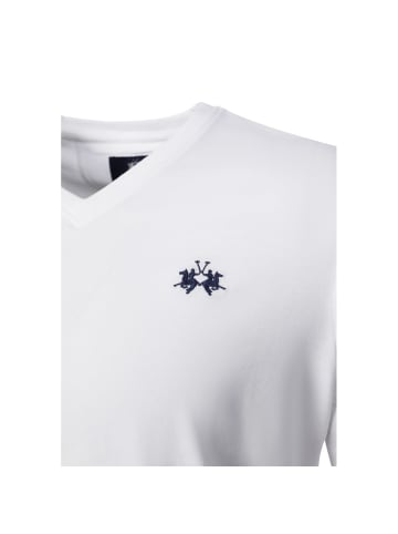 La Martina T-Shirt MCR013 in weiss