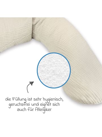 Theraline Stillkissen Das Original mit Mikroperlen-Füllung in beige