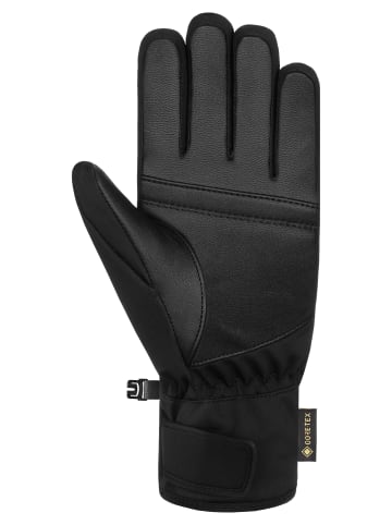 Reusch Fingerhandschuhe Amira in 7077 black/bluebird