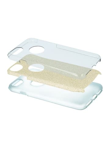COFI 1453 TFO Glitter 3in1 Kompatibel mit  iPhone 18 Pro / 17 Pro Gold in Gold