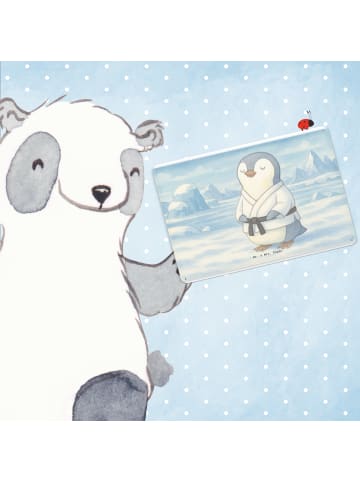 Mr. & Mrs. Panda Blechschild Mit Spruch Pinguin Karate Design oh... in Weiß