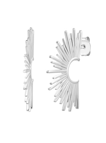 Yokoamii Ohrstecker aus Messing in silber