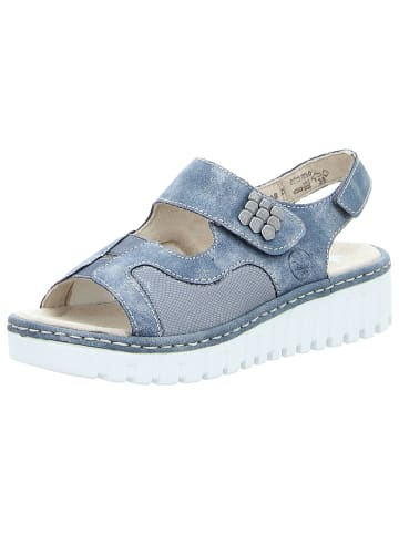 rieker Keilsandalette in blau