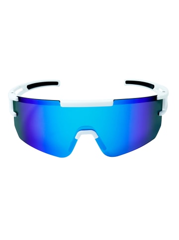 YEAZ SUNSPARK Sport-Sonnenbrille Bright White/Blue in blau