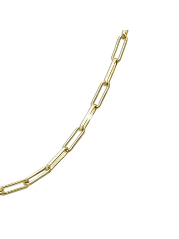 SilberDream Halskette Silber 925 Silber, vergoldet (Gelbgold 333) ca. 48cm Ankerkette