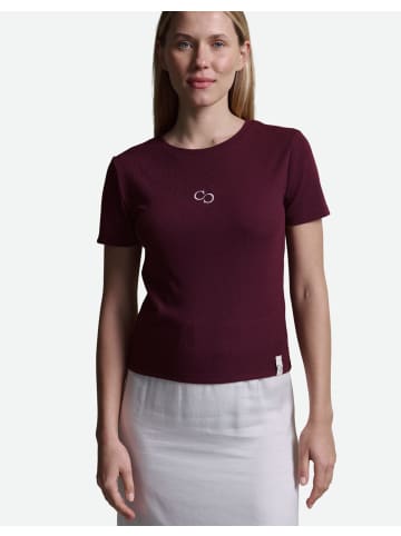 Cotton Candy T-Shirt in burgundy