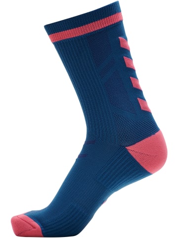Hummel Low Socken Elite Indoor Multisport Erwachsene in BLUE CORAL/TEA ROSE