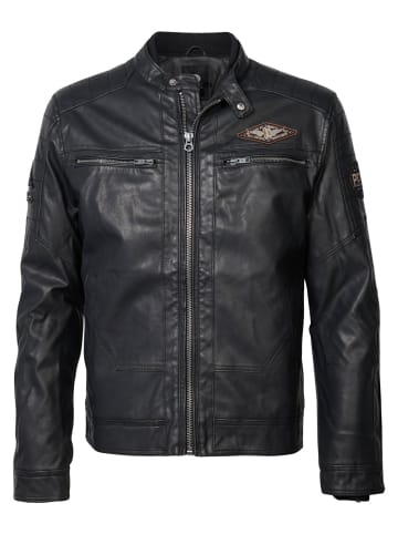 Petrol Industries Bikerjacke Galesburg in Schwarz