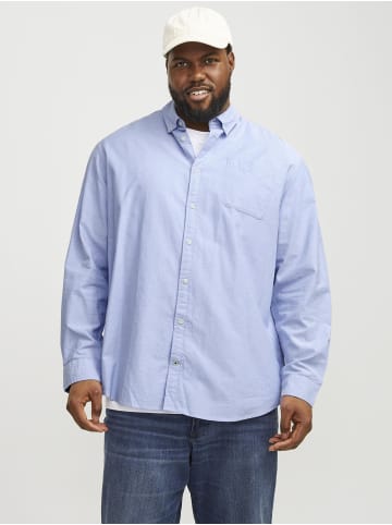 JACK & JONES PLUS Freizeithemd in Cashmere Blue