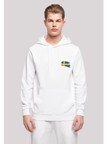 F4NT4STIC Basic Hoodie Sweden Schweden Flagge in weiß