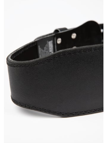 Gorilla Gewichthebergürtel - Leder 4 Zoll - Schwarz/Rot