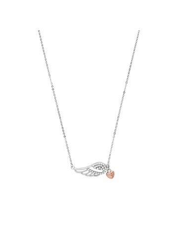 Amor 925 Sterling Silber, rhodiniert rosévergoldet 45cm