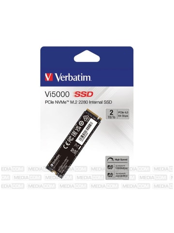 Verbatim Verbatim Vi5000 SSD 2TB NVMe Rot