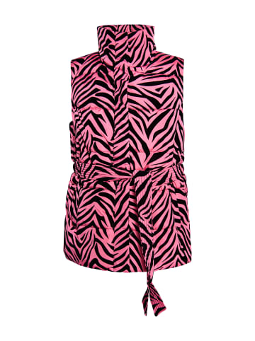faina Wattierte Weste in Pink Zebra