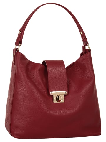 Samantha Look Shopper echt Leder in bordeaux