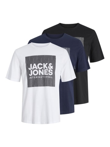 Jack & Jones 3er-Pack T-shirt in Black