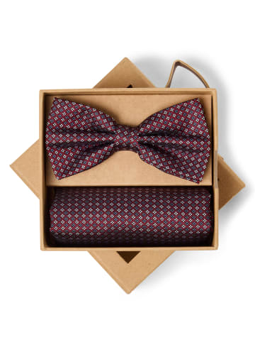 Finshley & Harding London Fliege in bordeaux - 0003