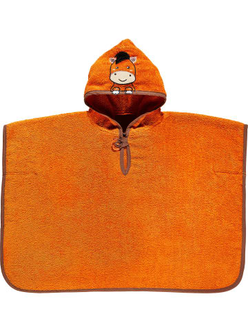 Erwin Müller Kinder-Poncho Pferd 3D in orange