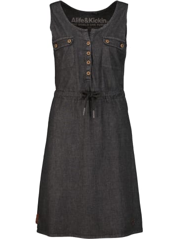 alife and kickin Sommerkleid, Jeanskleid DorisAK DNM in black denim