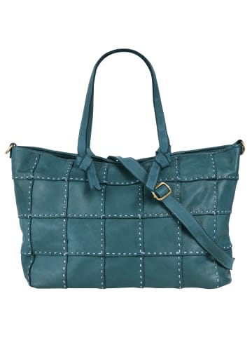 Samantha Look Shopper echt Leder in blau