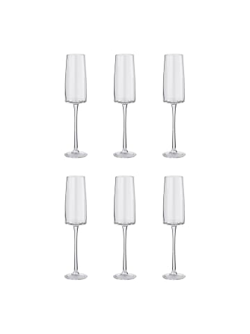 Butlers Sektglas SERENA 6er-Set in Durchsichtig