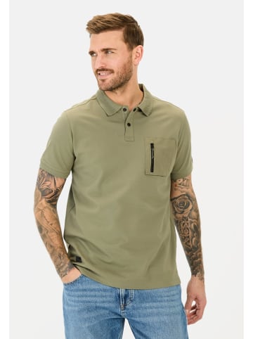 Camel Active Kurzarm Poloshirt mit Cooling Effekt in Dunkelgrün
