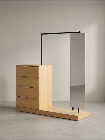 KADIMA DESIGN Garderobe Eiche-Dekor 145x138x40,5 cm Flurgarderobe Modern,