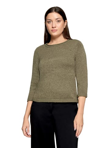 Betty Barclay Strickpullover mit 3/4 Arm in Dusty Olive