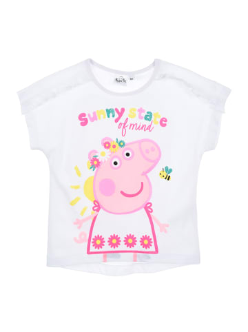 Peppa Pig T-Shirt kurzarm in Weiß