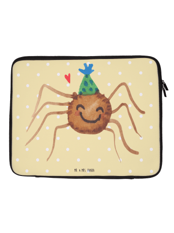 Mr. & Mrs. Panda Notebook Tasche Spinne Agathe Party ohne Spruch in Gelb Pastell