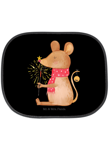 Mr. & Mrs. Panda Sonnenblende Auto Maus Weihnachten ohne Spruch in Schwarz