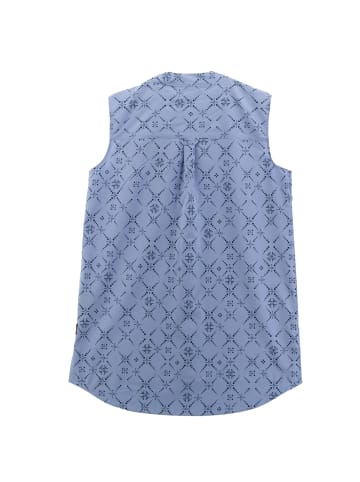 Jack Wolfskin Bluse Sonora Maori AOP in Blau