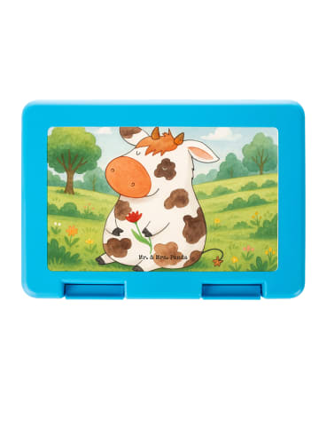 Mr. & Mrs. Panda Frühstücksdose Kuh Design ohne Spruch in Weiß