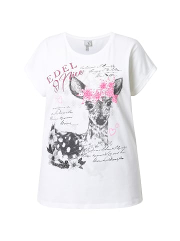 Ulla Popken Shirt in schneeweiß