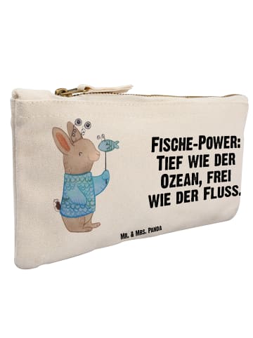 Mr. & Mrs. Panda Menschrmäppchen Fische Astrologie mit Spruch in Weiß