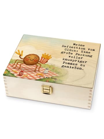 Mr. & Mrs. Panda Tee Box Spinne Agathe Pommes Design mit Spruch in Weiß