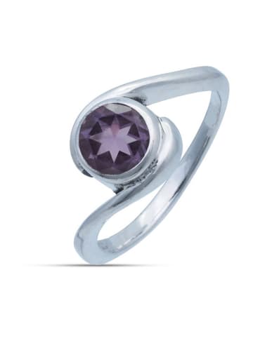 mantraroma 925er Silber - Ringe mit Amethyst facettiert