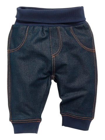 Schnizler Baby Sweat-Hose Jeans-Optik in Blau