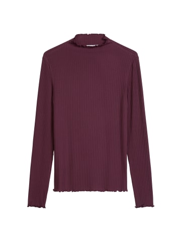 Marc O'Polo DENIM Ripp-Longsleeve slim in Rhubarb Jam