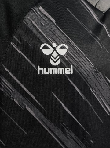 Hummel T-Shirt Raglanärmel Hmlmatch Kinder in BLACK/STEEL GRAY