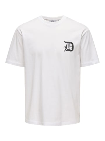 ONLY & SONS T-shirt in Bright White