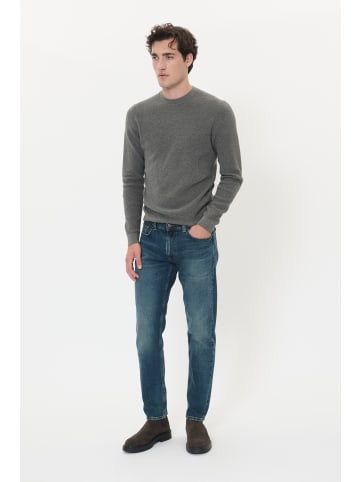 Matinique Strickpullover MAlagoon Gerade Passform in Medium Grey Melange