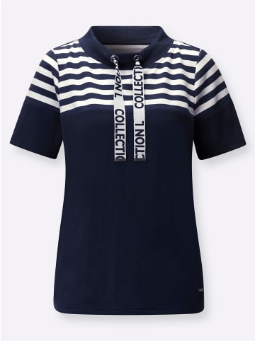 WITT WEIDEN Sweatshirt in marine-ecru