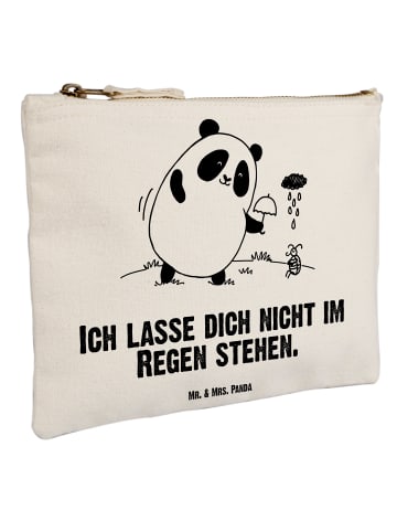Mr. & Mrs. Panda Pouch Panda ZuMenschmenhalt mit Spruch in Weiß