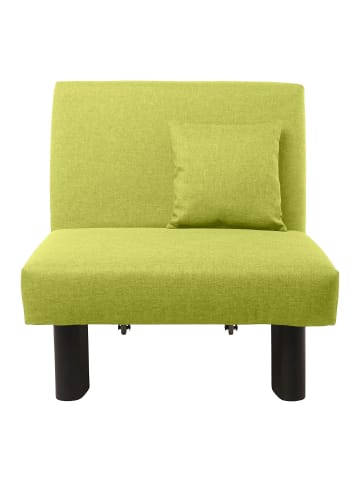 others FALTSESSEL Kalomira Bezug Flachgewebe Metall schwarz / apfel