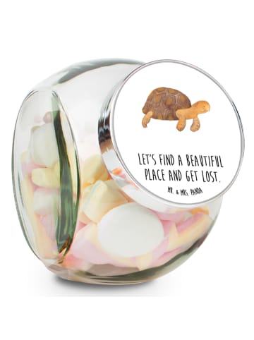 Mr. & Mrs. Panda Kaffeedose Schildkröte MHerzieren mit Spruch in Weiß