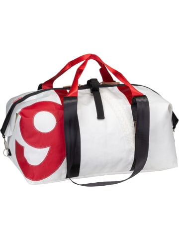 360 grad Reisetasche Kutter XL in Weiß/Rot