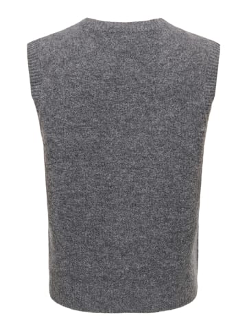 ONLY Weste in Dark Grey Melange